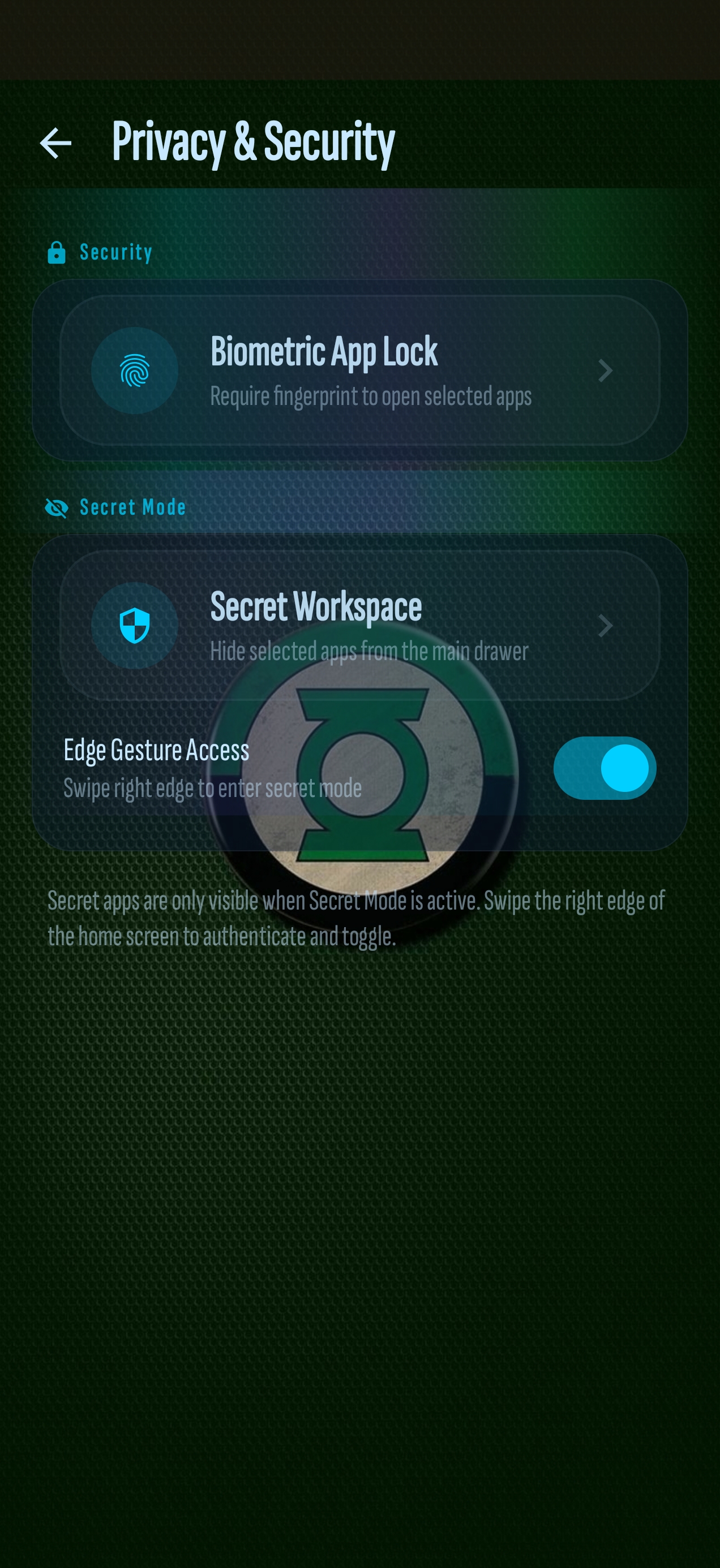 Secret Work Space